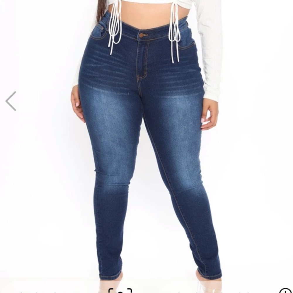 Fashion Nova Skinny Jeans Sz 3X